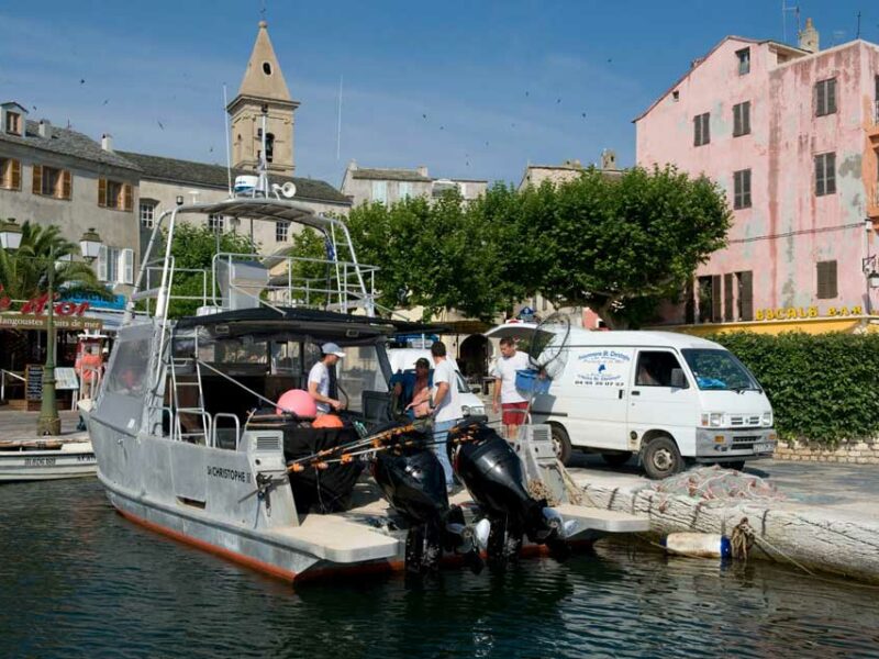 Auberge du Pêcheur Saint Florent : départ pour la pêche sélective