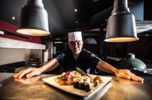 Auberge du Pêcheur Saint Florent : MIYAGAWA NAOYUKI maître sushi